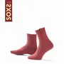 Chaussettes - Chaussettes - FineWool, moyen, laine bordeaux, rumba red, 37-41 - SOXS.CO