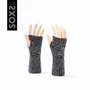 Socks - Originals, hand warmer, dark grey wool, black ink, one size - SOXS.CO