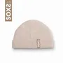 Socks - Originals, beanie, beige wool, warm sand, one size - SOXS.CO