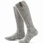 Socks - Originals, knee-high, grey wool, jet black, 47-53 - SOXS.CO