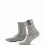 Socks - Originals, medium, grey wool, jet black, 47-53 - SOXS.CO