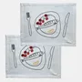 Linge de table textile - Embroidered placemats 'Catch of the day' - STUDIO NOTICED