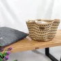 Decorative objects - Sitso Wave Basket| Storage & Floor Basket | Sculpture | Checker Blue - SOLOKO