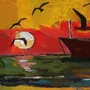 Poster - Fim do dia junto ao rio - VANTOUR LDA