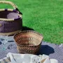 Poubelles pour salle de bain - Panier Sitso Wave petit | Panier de rangement | Sculptur | rouge brun - SOLOKO