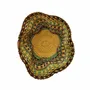 Objets de décoration - Panier Sitso Wave petit | Panier de rangement | Sculptur | bleu brun - SOLOKO