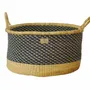 Objets de décoration - Panier de rangement Enyo | Panier de sol | Bleu Naturel - SOLOKO