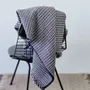 Throw blankets - Handwoven Blanket | Ability Skyblue Brown | Handmade Throw | Kente - SOLOKO