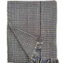 Throw blankets - Handwoven Blanket | Ability Skyblue Brown | Handmade Throw | Kente - SOLOKO