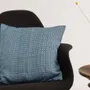 Fabric cushions - Cushion Cover Handwoven | Ability blue, turquoise - SOLOKO