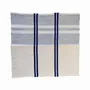 Serviettes - Serviette en coton tissée à la main | Anloga bleu royal, beige - SOLOKO