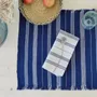 Placemats - Handwoven Placemat Napkin | Tsiame Royal Blue - SOLOKO