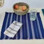 Placemats - Handwoven Placemat Napkin | Tsiame Royal Blue - SOLOKO