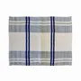 Placemats - Handwoven Placemat Napkin | Anloga Beige Blue - SOLOKO