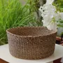 Corbeilles - Venyo High - Panier de table tissé | Panier à fruits + à pain | Bleu - SOLOKO