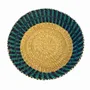 Corbeilles - Venyo Small - Panier de table tissé | Panier de rangement | Turquoise - SOLOKO