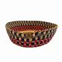 Corbeilles - Venyo Small - Panier de table tissé | Panier de rangement | Rouge - SOLOKO