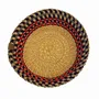 Corbeilles - Venyo Small - Panier de table tissé | Panier de rangement | Rouge - SOLOKO