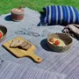 Corbeilles - Venyo Small - Panier de table tissé | Panier de rangement | Blue - SOLOKO
