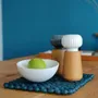Dessous de plat - Napperon en verre Nunana | Dessous-de-plat | Napperon en Beads | Bleu - SOLOKO