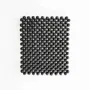 Dessous de plat - Napperon en verre Nunana | Dessous-de-plat | Napperon en Beads | Noir - SOLOKO