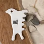 Beauty products - [Dia Lento] Ceramic Swallow Gua sha & Cotton Pouch - SEOUL DESIGN FOUNDATION