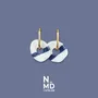 Gifts - Striped hoop earrings - NMD, L'ATELIER