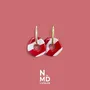 Gifts - Striped hoop earrings - NMD, L'ATELIER