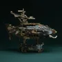 Gifts - Masterpiece Fantasy Airship - Black - VCL CORP