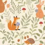 kids linen - Collection of drawings for the nursery: bed linen, wall decor, decorative accessories - LILI GRAFFITI