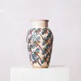 Vases - Small Painted Clay Vase with Dragonflies - HUAKAL