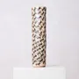 Vases - Multicolor Painted Clay Tube Vase with Ants - HUAKAL
