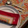 Linge de table textile - Serviette Feuilles de vigne - BEAUVILLÉ