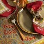 Linge de table textile - Serviette Feuilles de vigne - BEAUVILLÉ