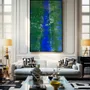Tableaux - "JungleMirror" – toile acrylique/resin  grand format (146 x 89 cm) - TURIK&ART (KSENIIA TURIK)