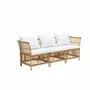 Lawn sofas - Meghan Exterior Modular Dining Bench - SIKA-DESIGN