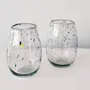 Glass - Oval Drinking Glass | Recycled Glass| Mouthblown Tumbler - SOLOKO