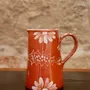 Carafes - Anthologist Ceramic Water Jug Red Clay, Psari - ANTHOLOGIST