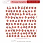 Design textile et surface - Motif textile FRAISES SIMPLES - LISE FROELIGER DESIGNER