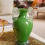 Vases - Vase amphore en verre soufflé, vert - ANTHOLOGIST