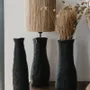 Lampes à poser - Lampe à poser en céramique et fibre naturelle – Style artisanal - COSYDAR-DECO