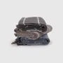 Plaids - Couverture ONTARIO, 140 x 200 cm, gris - DILIOS