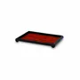 Plateaux - ANDELA - Lacquer Tray With Brass Corners - MAI HOME DECOR PTE LIMITED