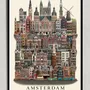 Affiches - Affiche d'Amsterdam - MARTIN SCHWARTZ