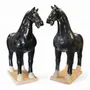 Sculptures, statuettes et miniatures - Statue Cheval de céramique - PAGODA INTERNATIONAL