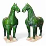 Sculptures, statuettes et miniatures - Statue Cheval de céramique - PAGODA INTERNATIONAL
