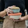 Assiettes au quotidien - Assiette Tuntu Orange 15 cm - PENTIK