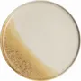 Assiettes au quotidien - Assiette Tuntu Blanc naturel Marron clair 25 cm - PENTIK