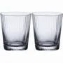 Verres - Vuolle Gobelet Stripe 2 pcs Transparent 25 cl - PENTIK