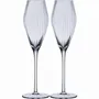 Verres - Vuolle Verre à Champagne Stripe 2 pcs Transparent 25 cl - PENTIK
